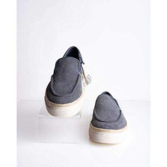 Zara Mens Suede Espadrilles Loafers Sneakers Blue US 7 EU 40 New 2503/420 - Picture 4 of 8